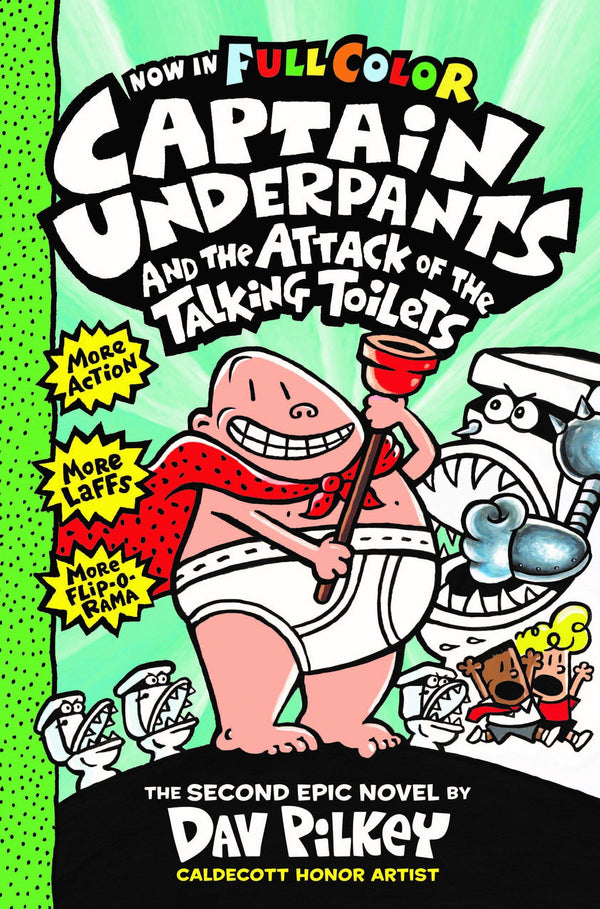 Captain Underpants and the Attack of the Talking Toilets: Color Edition (Captain Underpants #2)