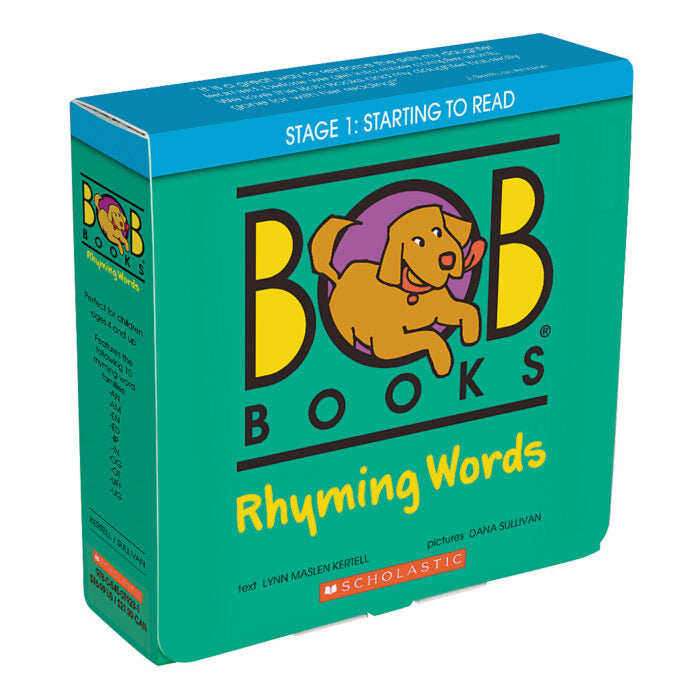 Bob Books - Rhyming Words Box Set Phonics, Ages 4 and Up, Kindergarten, Flashcards (Stage 1: Starting to Read)