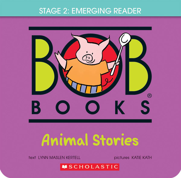 Bob Books - Animal Stories Box Set Phonics, Ages 4 and Up, Kindergarten (Stage 2: Emerging Reader)