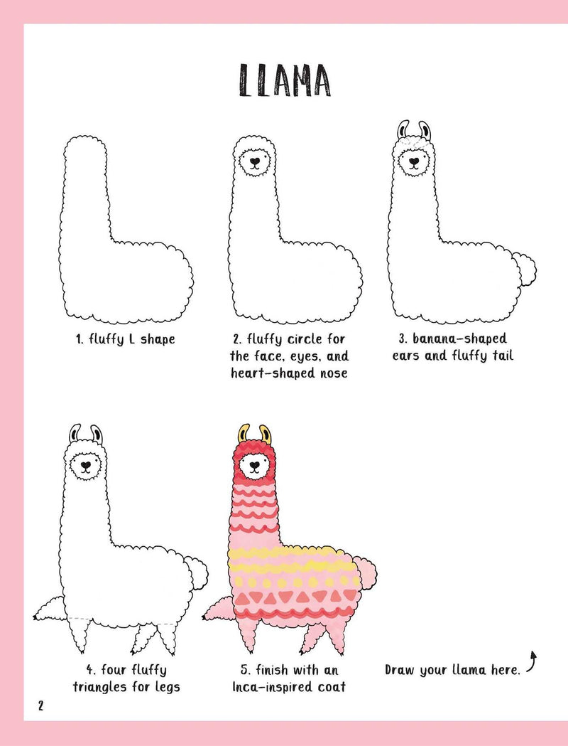 How to Draw a Unicorn and Other Cute Animals with Simple Shapes in 5 Steps (Drawing with Simple Shapes)