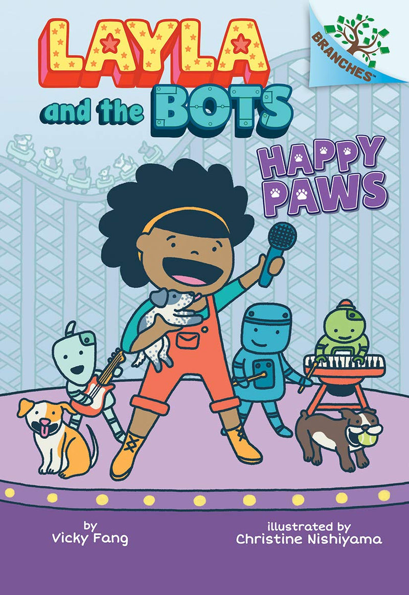 Happy Paws: A Branches Book (Layla and the Bots