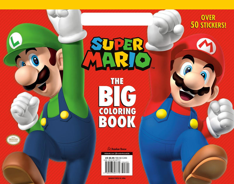 Super Mario: The Big Coloring Book (Nintendo)