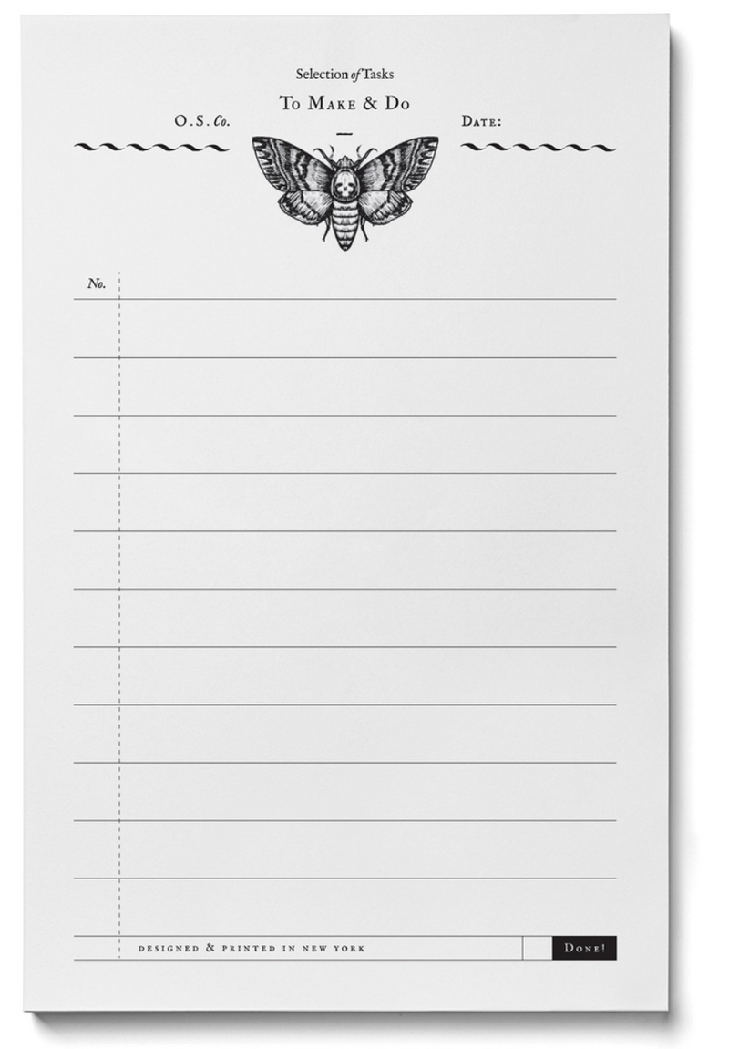 Moth Notepad