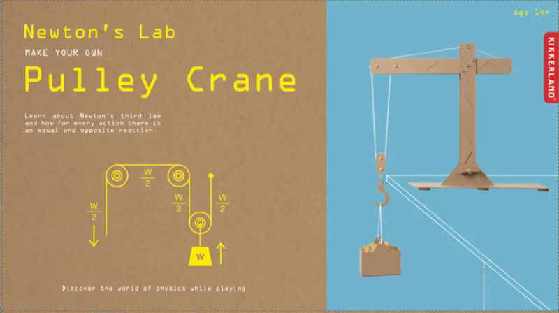 Newton's Lab Pulley Crane