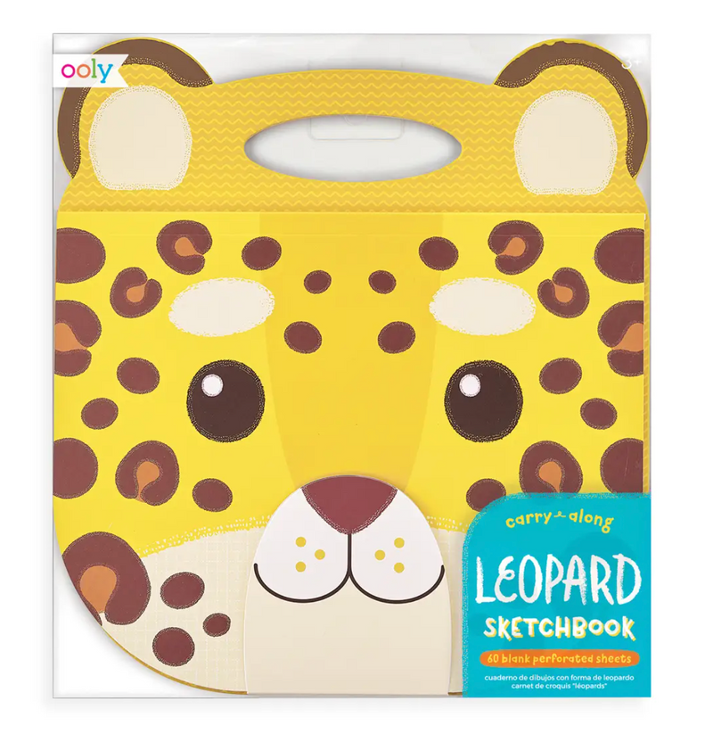Animal Carry Along Sketchbook - Leopard