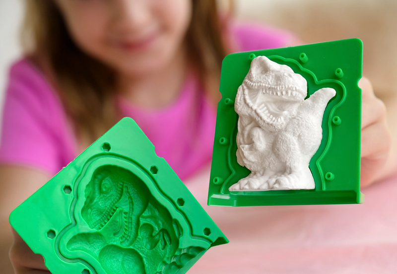 3D Mould & Paint Dinosaurs-Arts & Crafts for Kids
