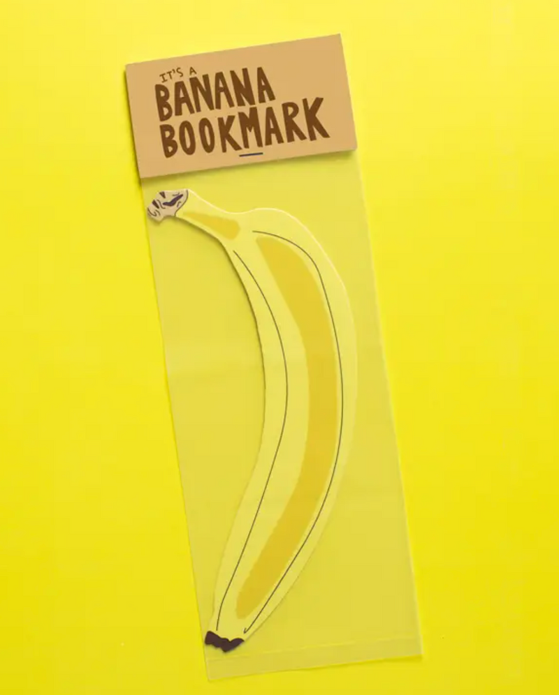 Banana Bookmark (it's die cut!)