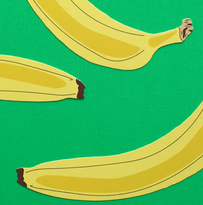 Banana Bookmark (it's die cut!)