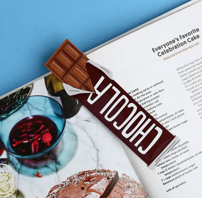 Bar of Chocolate Bookmark (it's die cut!)
