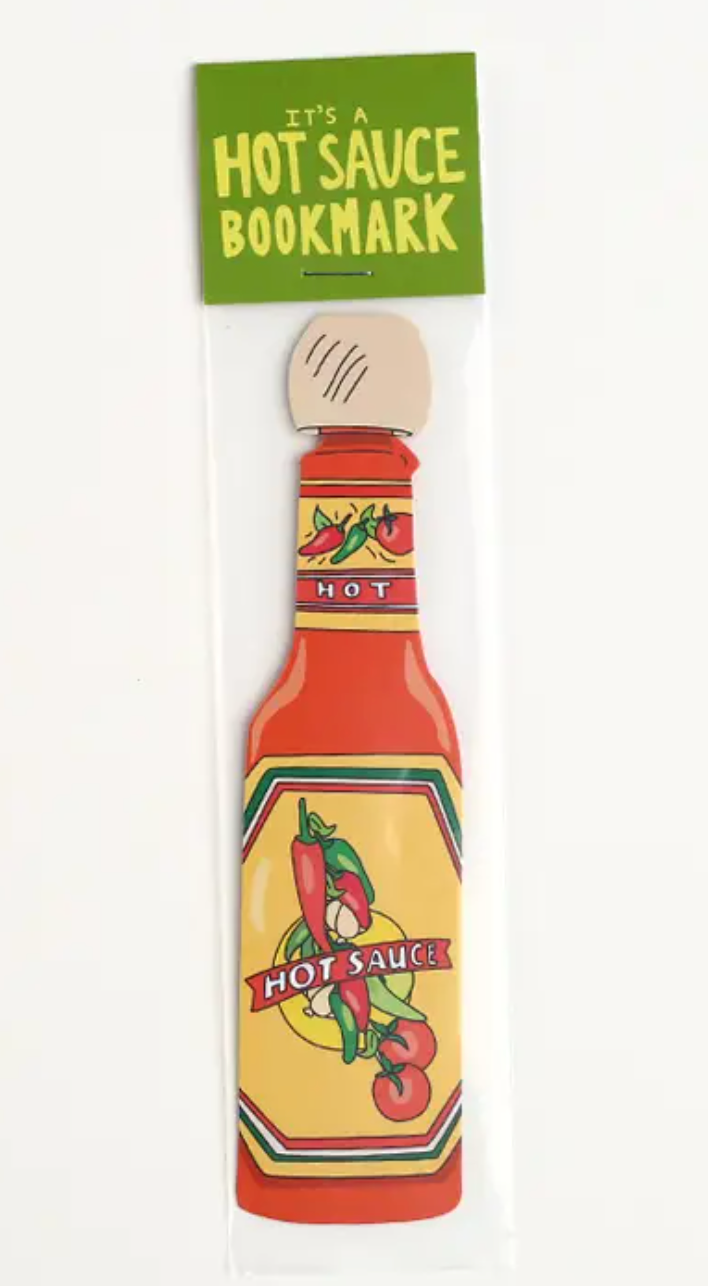 Hot Sauce Bookmark (it's die cut!)