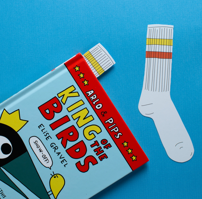 Sock Bookmark (it's die cut!)