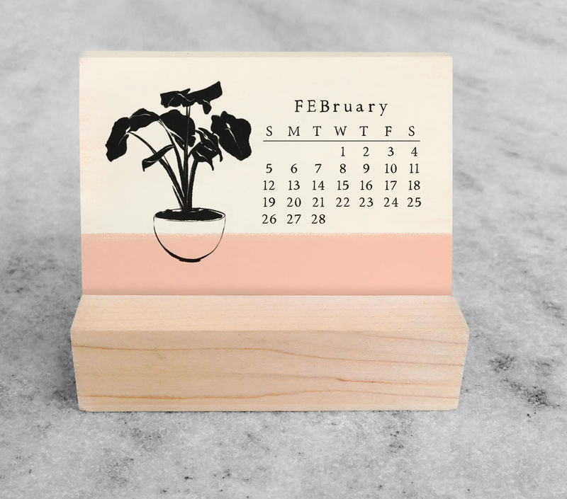 2023 House Plants Mini Desk Calendar