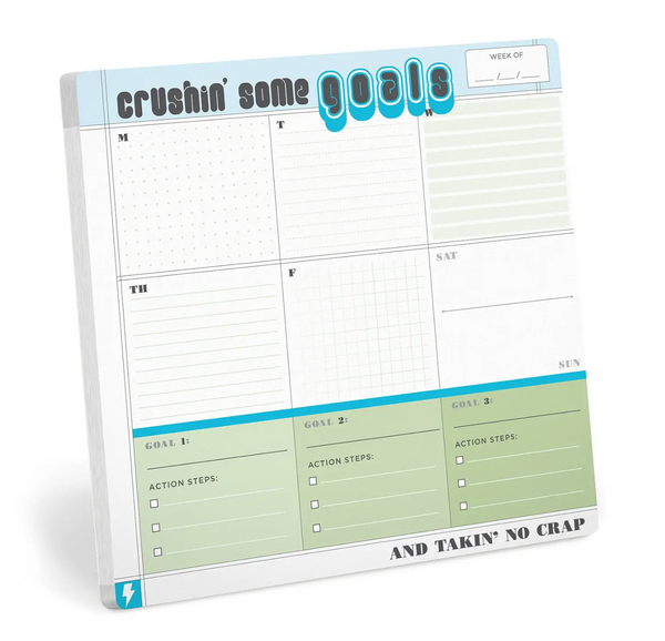 Crush Some Goals Sticky Paper Mousepad