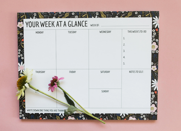 Weekly Planner Notepad