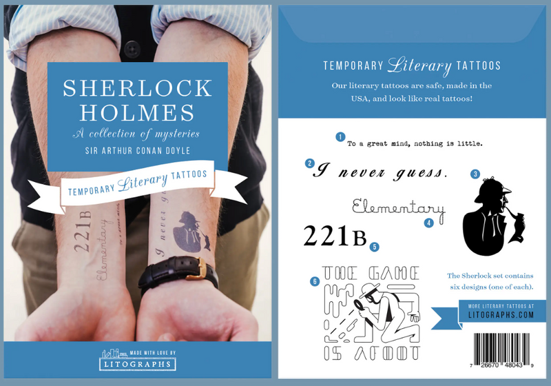 The Adventures of Sherlock Holmes - Tattoo Pack (6 designs)