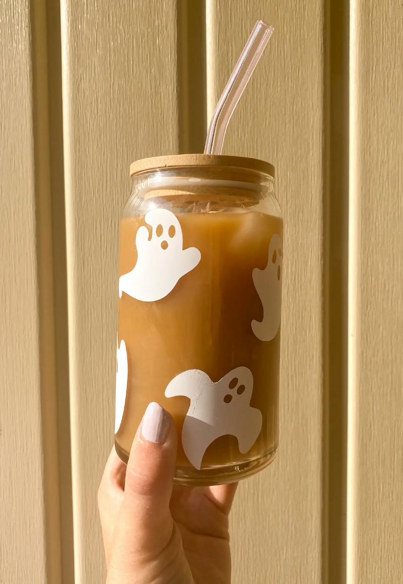 Ghost Can Glass Cup (16 oz)
