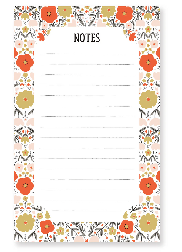 Peppy Petals Notepad