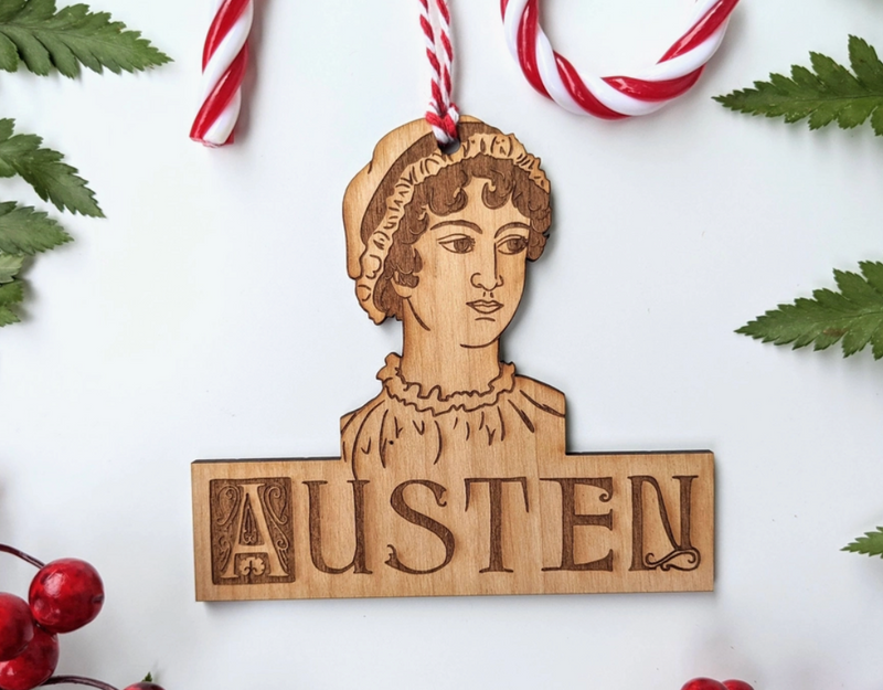 Jane Austen- Literary Figures Collection Wooden Ornament