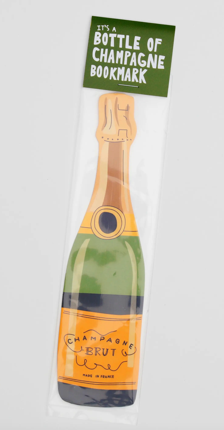 Champagne Bookmark (it's die cut!)