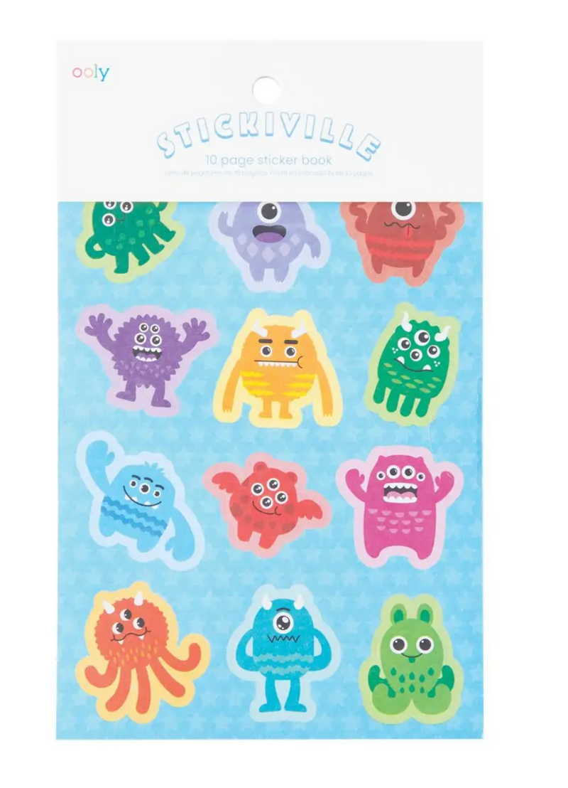 Stickiville Book - Monster