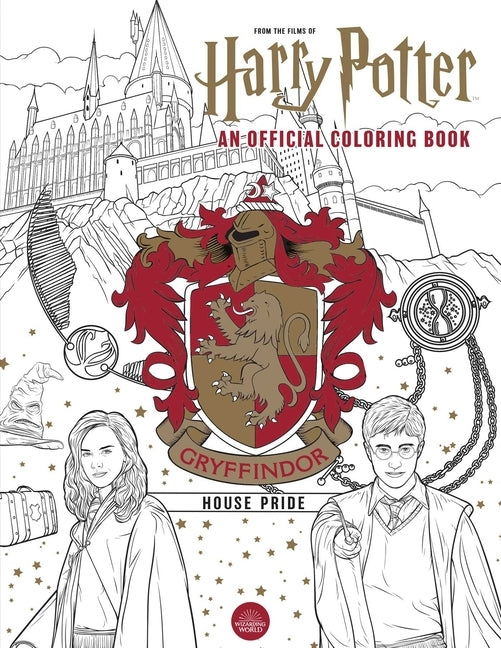 Harry Potter: Gryffindor House Pride: The Official Coloring Book: (Gifts Books for Harry Potter Fans, Adult Coloring Books) by Insight Editions
