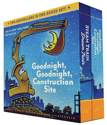 Goodnight, Goodnight, Construction Site and Steam Train, Dream Train Board Books Boxed Set by Rinker, Sherri Duskey