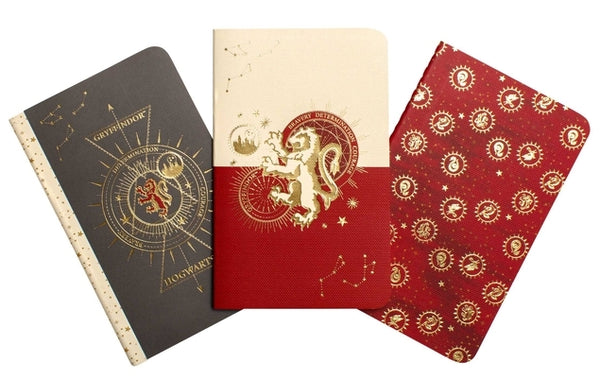 Harry Potter: Gryffindor Constellation Sewn Pocket Notebook Collection by Insight Editions
