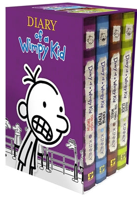 Diary of a Wimpy Kid Box of Books 5-8 by Kinney, Jeff
