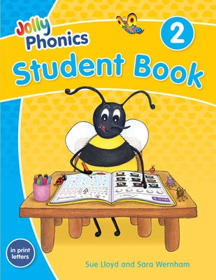 Jolly Phonics Student Book 2: In Print Letters (American English Edition) by Wernham, Sara