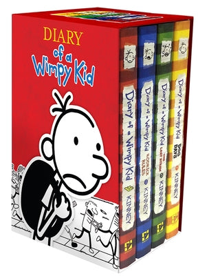 Diary of a Wimpy Kid Box of Books 1-4 by Kinney, Jeff