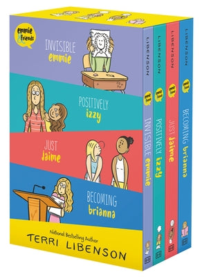 Emmie & Friends 4-Book Box Set: Invisible Emmie, Positively Izzy, Just Jaime, Becoming Brianna by Libenson, Terri