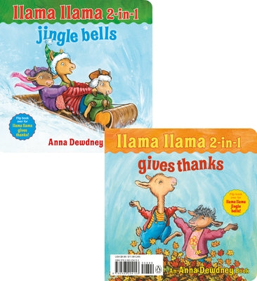 Llama Llama 2-In-1: Gives Thanks/Jingle Bells by Dewdney, Anna